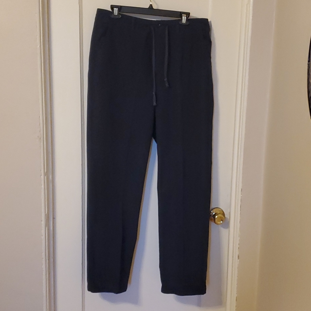Blue ankle pants